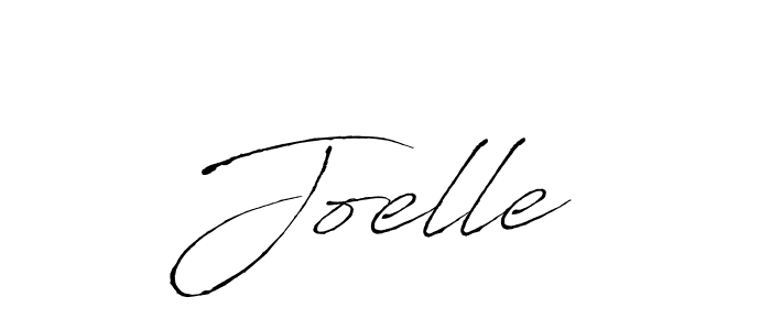 Joelle  stylish signature style. Best Handwritten Sign (Antro_Vectra) for my name. Handwritten Signature Collection Ideas for my name Joelle . Joelle  signature style 6 images and pictures png