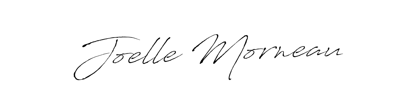 Design your own signature with our free online signature maker. With this signature software, you can create a handwritten (Antro_Vectra) signature for name Joelle Morneau. Joelle Morneau signature style 6 images and pictures png