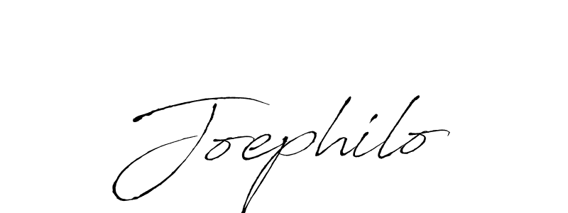 Design your own signature with our free online signature maker. With this signature software, you can create a handwritten (Antro_Vectra) signature for name Joephilo. Joephilo signature style 6 images and pictures png