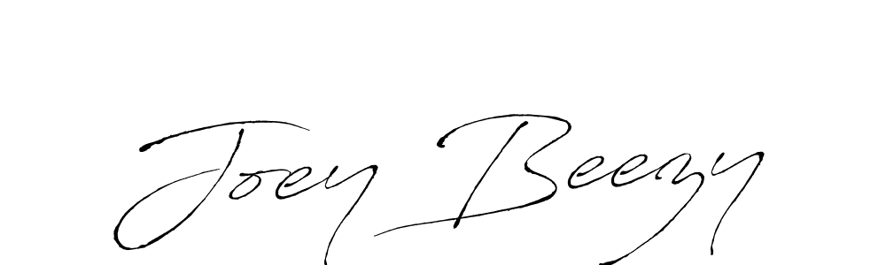 Make a beautiful signature design for name Joey Beezy. With this signature (Antro_Vectra) style, you can create a handwritten signature for free. Joey Beezy signature style 6 images and pictures png