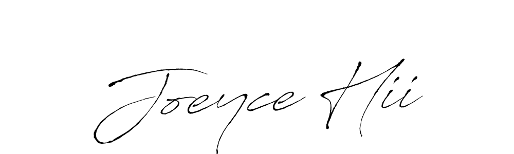 The best way (Antro_Vectra) to make a short signature is to pick only two or three words in your name. The name Joeyce Hii include a total of six letters. For converting this name. Joeyce Hii signature style 6 images and pictures png