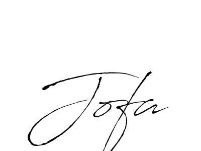 The best way (Antro_Vectra) to make a short signature is to pick only two or three words in your name. The name Jofa include a total of six letters. For converting this name. Jofa signature style 6 images and pictures png