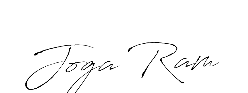 How to make Joga Ram name signature. Use Antro_Vectra style for creating short signs online. This is the latest handwritten sign. Joga Ram signature style 6 images and pictures png