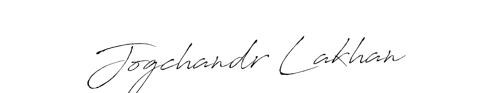 Create a beautiful signature design for name Jogchandr Lakhan. With this signature (Antro_Vectra) fonts, you can make a handwritten signature for free. Jogchandr Lakhan signature style 6 images and pictures png