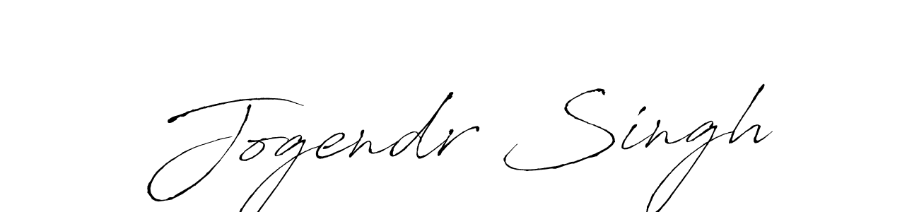 Create a beautiful signature design for name Jogendr Singh. With this signature (Antro_Vectra) fonts, you can make a handwritten signature for free. Jogendr Singh signature style 6 images and pictures png