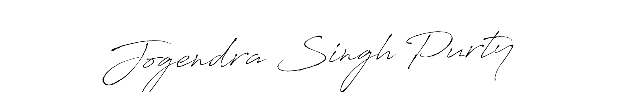 How to make Jogendra Singh Purty signature? Antro_Vectra is a professional autograph style. Create handwritten signature for Jogendra Singh Purty name. Jogendra Singh Purty signature style 6 images and pictures png