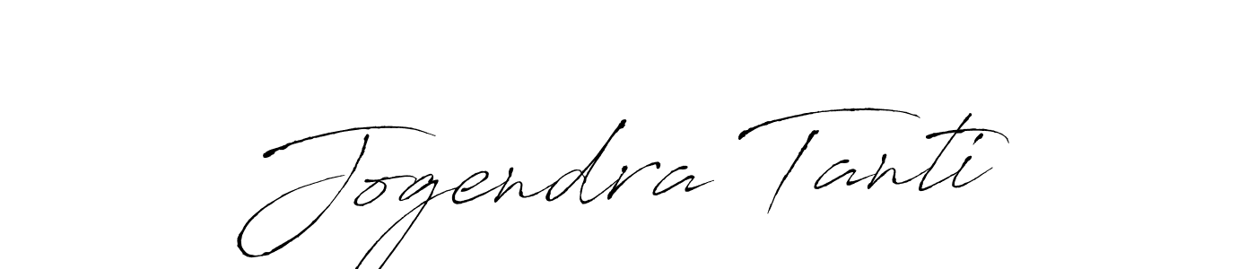 Jogendra Tanti stylish signature style. Best Handwritten Sign (Antro_Vectra) for my name. Handwritten Signature Collection Ideas for my name Jogendra Tanti. Jogendra Tanti signature style 6 images and pictures png