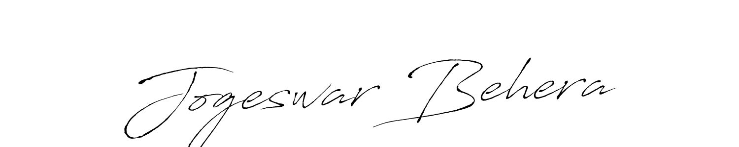 How to make Jogeswar Behera signature? Antro_Vectra is a professional autograph style. Create handwritten signature for Jogeswar Behera name. Jogeswar Behera signature style 6 images and pictures png