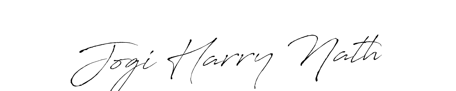 Design your own signature with our free online signature maker. With this signature software, you can create a handwritten (Antro_Vectra) signature for name Jogi Harry Nath. Jogi Harry Nath signature style 6 images and pictures png