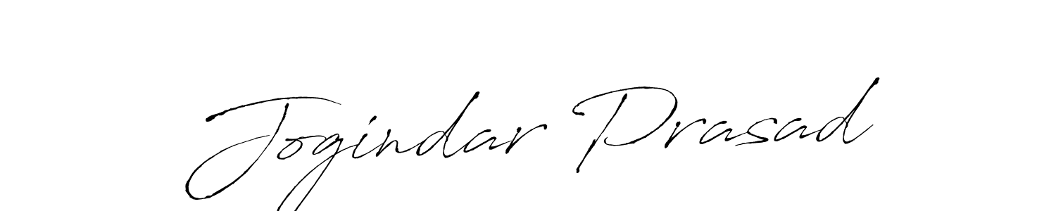 Design your own signature with our free online signature maker. With this signature software, you can create a handwritten (Antro_Vectra) signature for name Jogindar Prasad. Jogindar Prasad signature style 6 images and pictures png