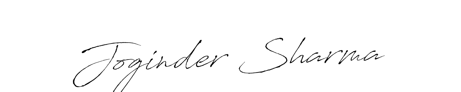 Also we have Joginder Sharma name is the best signature style. Create professional handwritten signature collection using Antro_Vectra autograph style. Joginder Sharma signature style 6 images and pictures png