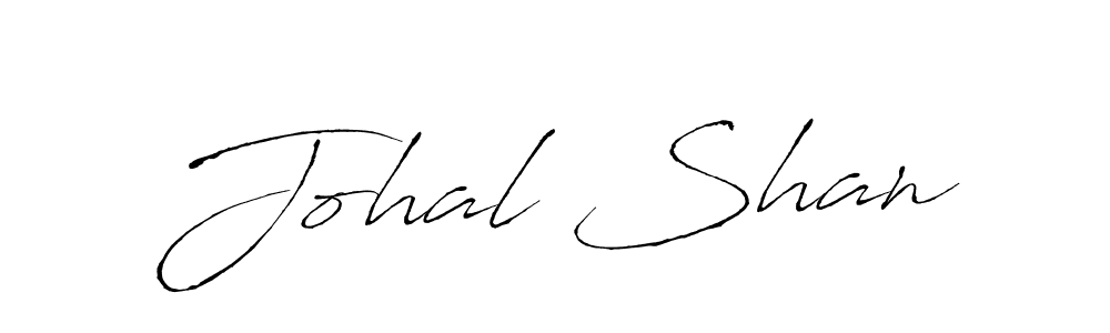 Make a beautiful signature design for name Johal Shan. With this signature (Antro_Vectra) style, you can create a handwritten signature for free. Johal Shan signature style 6 images and pictures png