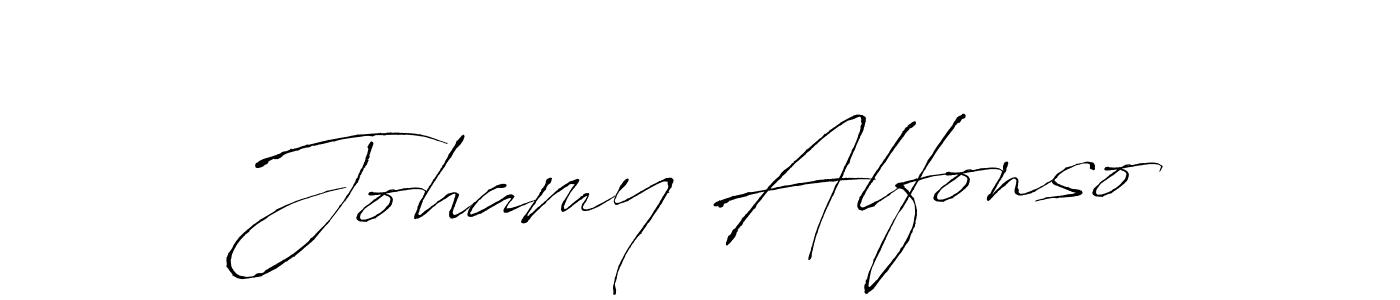 Antro_Vectra is a professional signature style that is perfect for those who want to add a touch of class to their signature. It is also a great choice for those who want to make their signature more unique. Get Johamy Alfonso name to fancy signature for free. Johamy Alfonso signature style 6 images and pictures png