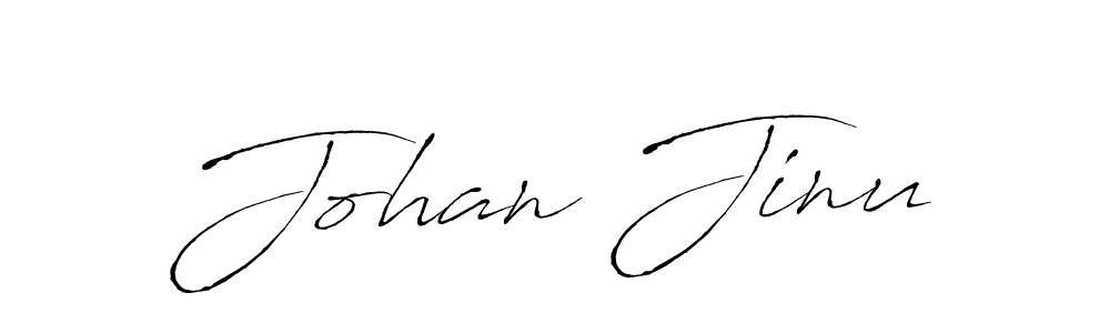 Make a beautiful signature design for name Johan Jinu. With this signature (Antro_Vectra) style, you can create a handwritten signature for free. Johan Jinu signature style 6 images and pictures png