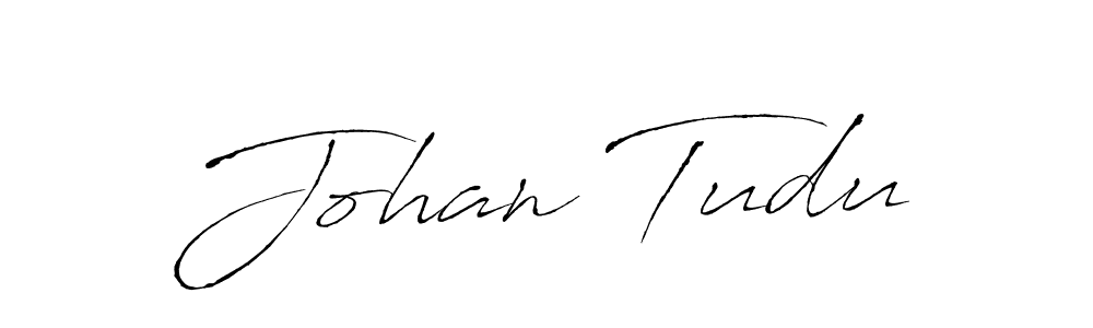 Make a beautiful signature design for name Johan Tudu. With this signature (Antro_Vectra) style, you can create a handwritten signature for free. Johan Tudu signature style 6 images and pictures png