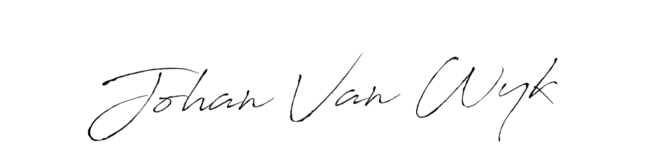 Make a beautiful signature design for name Johan Van Wyk. With this signature (Antro_Vectra) style, you can create a handwritten signature for free. Johan Van Wyk signature style 6 images and pictures png