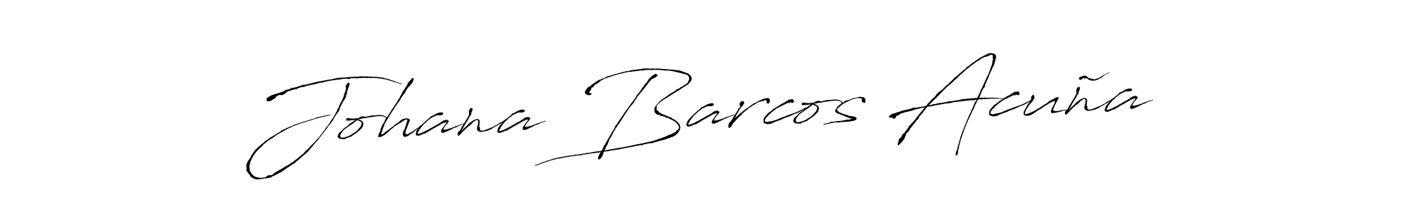 Also we have Johana Barcos Acuña name is the best signature style. Create professional handwritten signature collection using Antro_Vectra autograph style. Johana Barcos Acuña signature style 6 images and pictures png