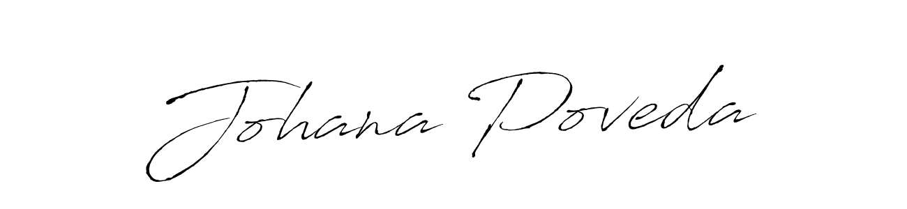 How to make Johana Poveda name signature. Use Antro_Vectra style for creating short signs online. This is the latest handwritten sign. Johana Poveda signature style 6 images and pictures png