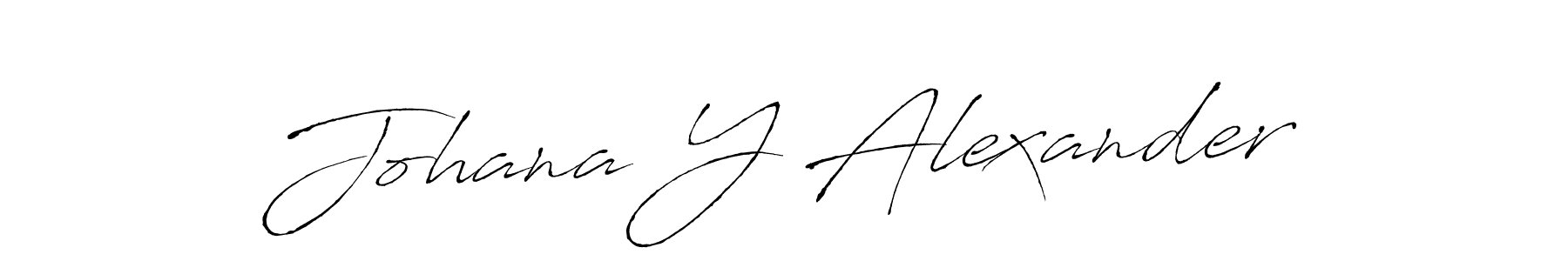 Similarly Antro_Vectra is the best handwritten signature design. Signature creator online .You can use it as an online autograph creator for name Johana Y Alexander. Johana Y Alexander signature style 6 images and pictures png