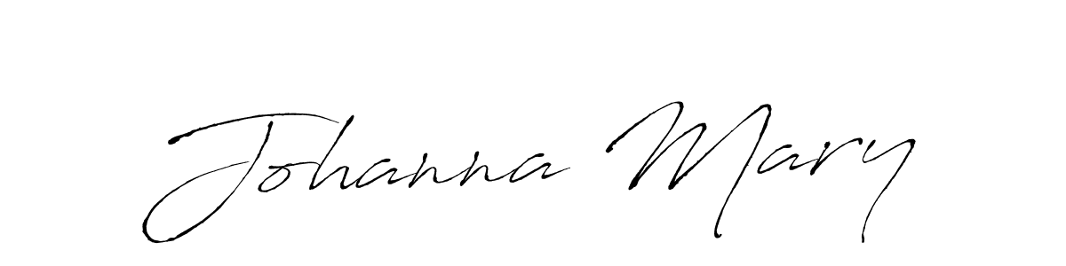 Johanna Mary stylish signature style. Best Handwritten Sign (Antro_Vectra) for my name. Handwritten Signature Collection Ideas for my name Johanna Mary. Johanna Mary signature style 6 images and pictures png