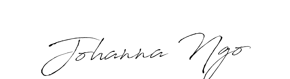 Johanna Ngo stylish signature style. Best Handwritten Sign (Antro_Vectra) for my name. Handwritten Signature Collection Ideas for my name Johanna Ngo. Johanna Ngo signature style 6 images and pictures png