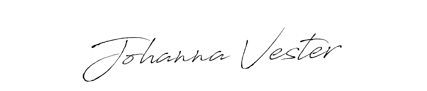 You should practise on your own different ways (Antro_Vectra) to write your name (Johanna Vester) in signature. don't let someone else do it for you. Johanna Vester signature style 6 images and pictures png