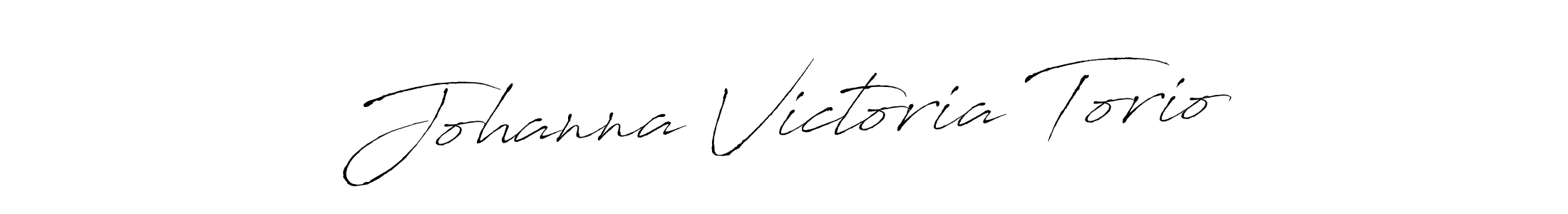 Make a beautiful signature design for name Johanna Victoria Torio. With this signature (Antro_Vectra) style, you can create a handwritten signature for free. Johanna Victoria Torio signature style 6 images and pictures png