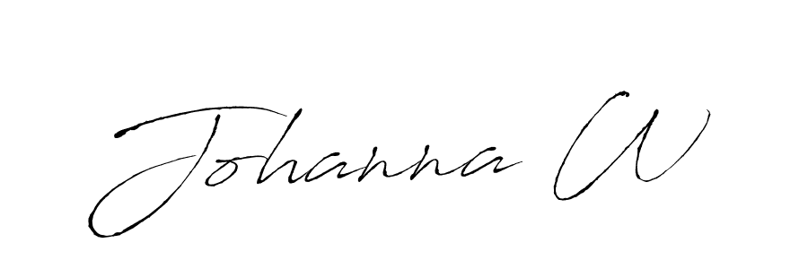 Make a beautiful signature design for name Johanna W. Use this online signature maker to create a handwritten signature for free. Johanna W signature style 6 images and pictures png