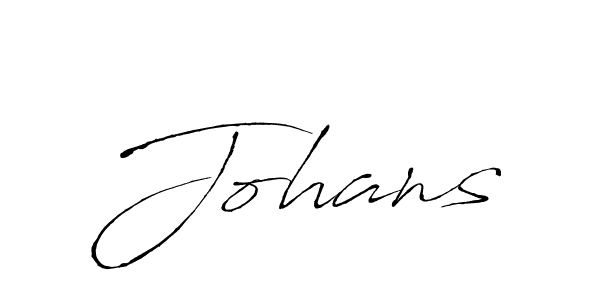 Use a signature maker to create a handwritten signature online. With this signature software, you can design (Antro_Vectra) your own signature for name Johans. Johans signature style 6 images and pictures png