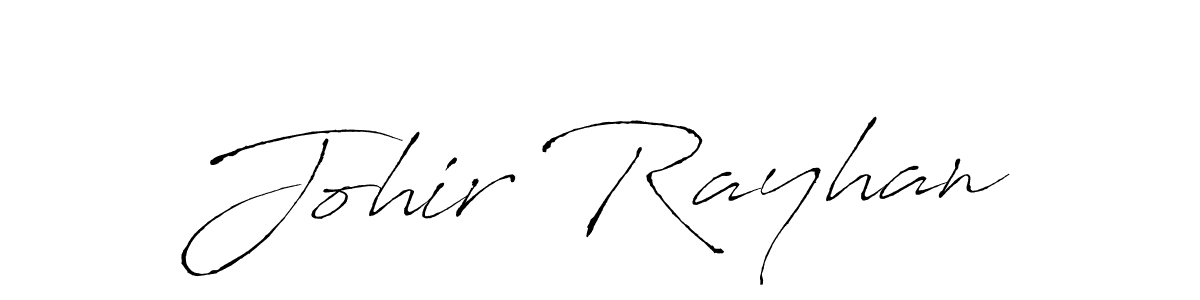 Also You can easily find your signature by using the search form. We will create Johir Rayhan name handwritten signature images for you free of cost using Antro_Vectra sign style. Johir Rayhan signature style 6 images and pictures png
