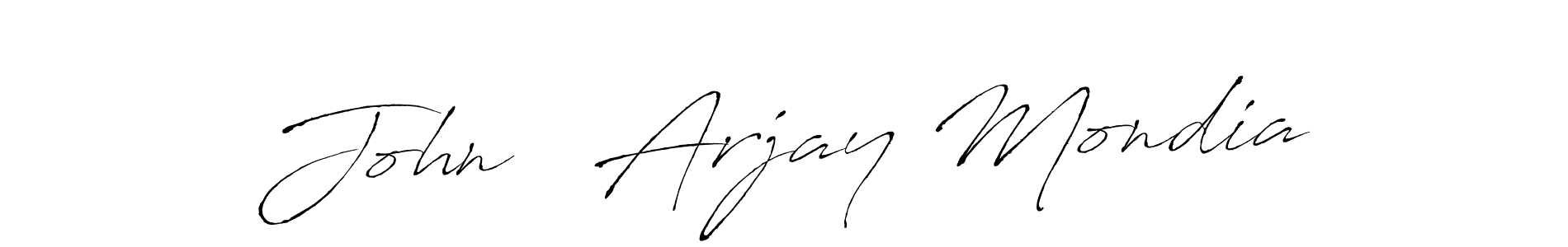 It looks lik you need a new signature style for name John   Arjay Mondia. Design unique handwritten (Antro_Vectra) signature with our free signature maker in just a few clicks. John   Arjay Mondia signature style 6 images and pictures png