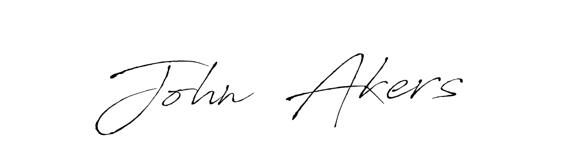 John  Akers stylish signature style. Best Handwritten Sign (Antro_Vectra) for my name. Handwritten Signature Collection Ideas for my name John  Akers. John  Akers signature style 6 images and pictures png