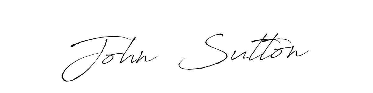 You should practise on your own different ways (Antro_Vectra) to write your name (John  Sutton) in signature. don't let someone else do it for you. John  Sutton signature style 6 images and pictures png