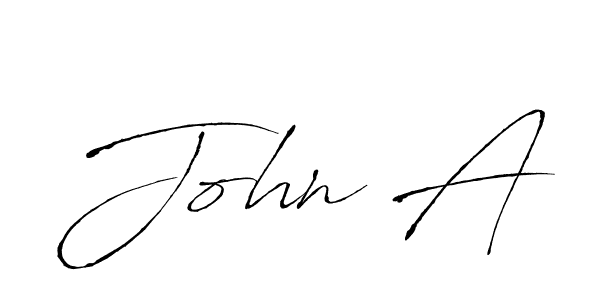 Antro_Vectra is a professional signature style that is perfect for those who want to add a touch of class to their signature. It is also a great choice for those who want to make their signature more unique. Get John A name to fancy signature for free. John A signature style 6 images and pictures png