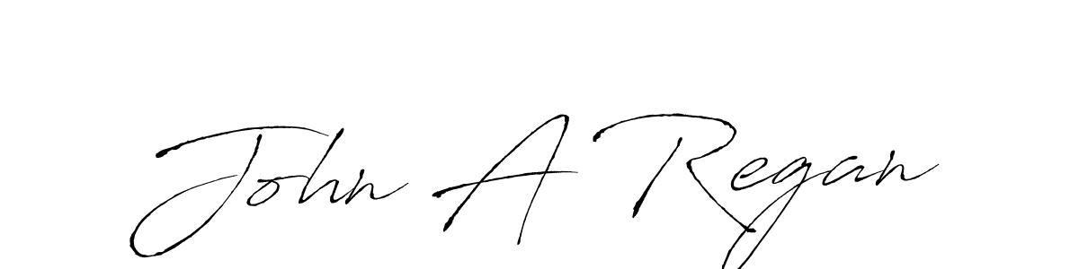 You should practise on your own different ways (Antro_Vectra) to write your name (John A Regan) in signature. don't let someone else do it for you. John A Regan signature style 6 images and pictures png