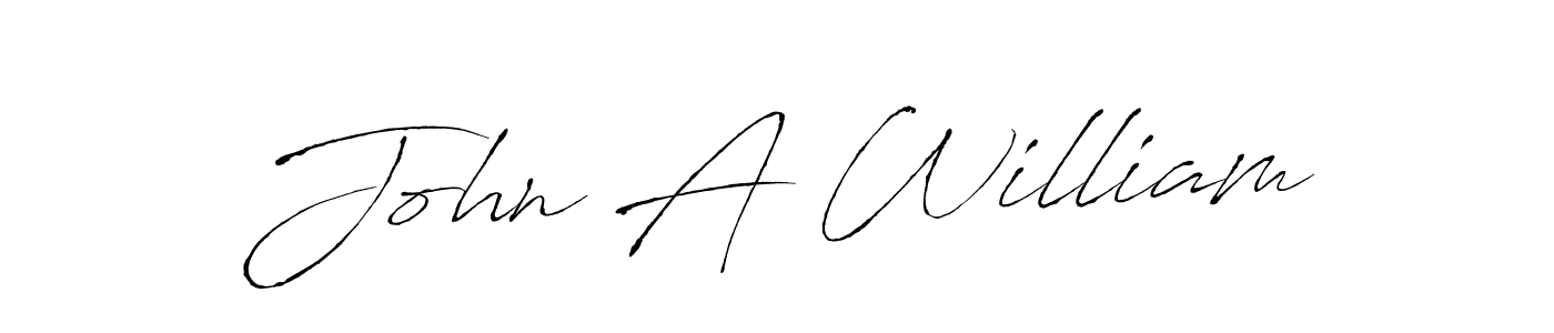 Similarly Antro_Vectra is the best handwritten signature design. Signature creator online .You can use it as an online autograph creator for name John A William. John A William signature style 6 images and pictures png