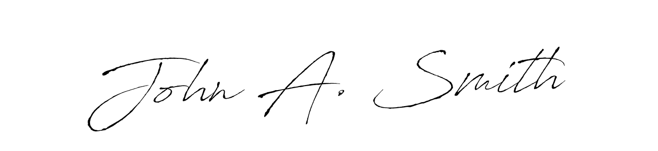 How to Draw John A. Smith signature style? Antro_Vectra is a latest design signature styles for name John A. Smith. John A. Smith signature style 6 images and pictures png