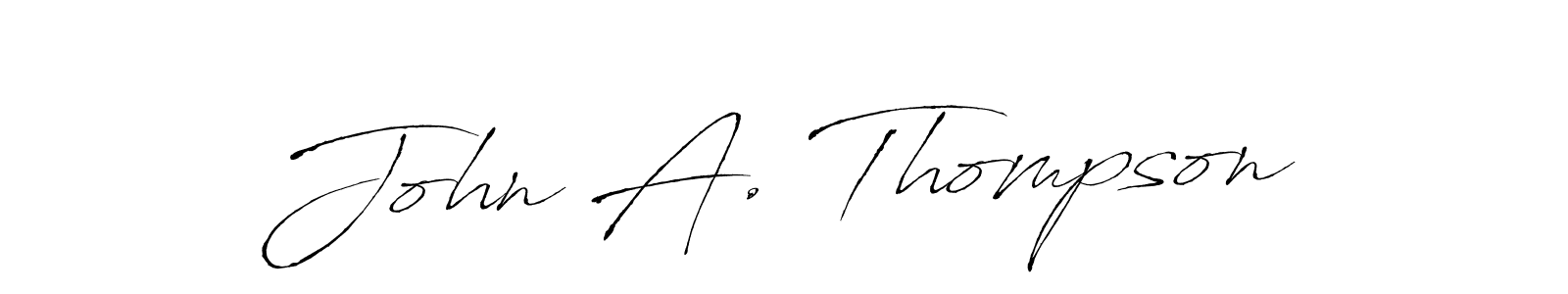 You can use this online signature creator to create a handwritten signature for the name John A. Thompson. This is the best online autograph maker. John A. Thompson signature style 6 images and pictures png