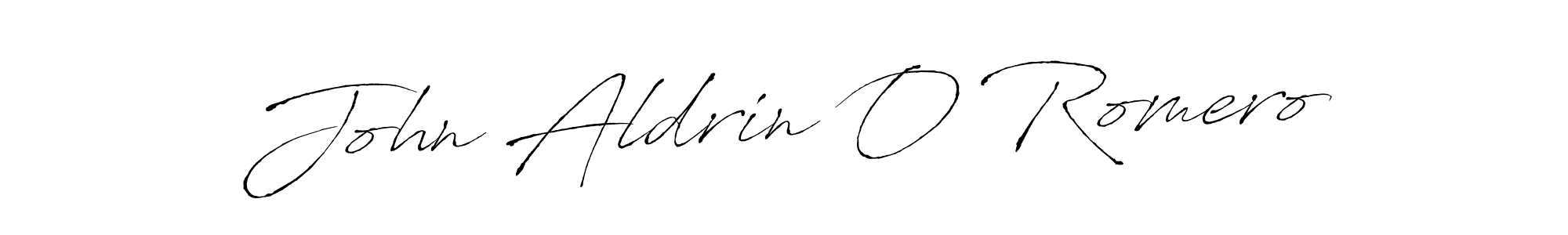 You should practise on your own different ways (Antro_Vectra) to write your name (John Aldrin O Romero) in signature. don't let someone else do it for you. John Aldrin O Romero signature style 6 images and pictures png