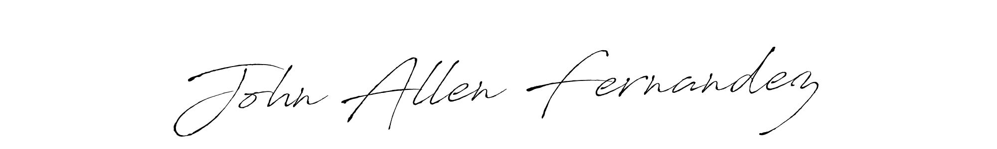 Also we have John Allen Fernandez name is the best signature style. Create professional handwritten signature collection using Antro_Vectra autograph style. John Allen Fernandez signature style 6 images and pictures png