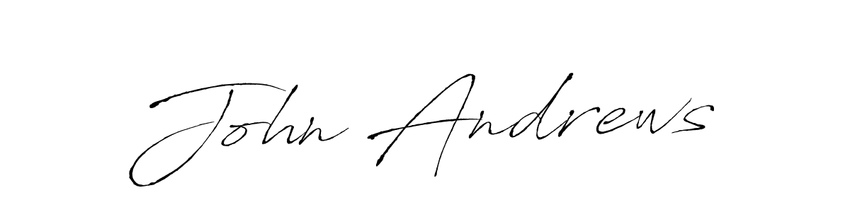 Use a signature maker to create a handwritten signature online. With this signature software, you can design (Antro_Vectra) your own signature for name John Andrews. John Andrews signature style 6 images and pictures png