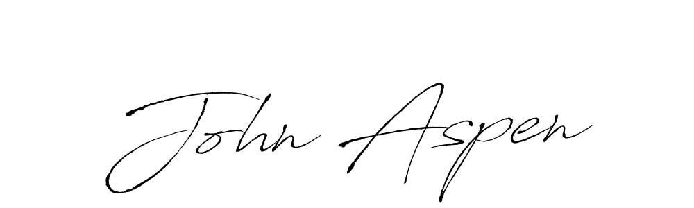 How to make John Aspen name signature. Use Antro_Vectra style for creating short signs online. This is the latest handwritten sign. John Aspen signature style 6 images and pictures png