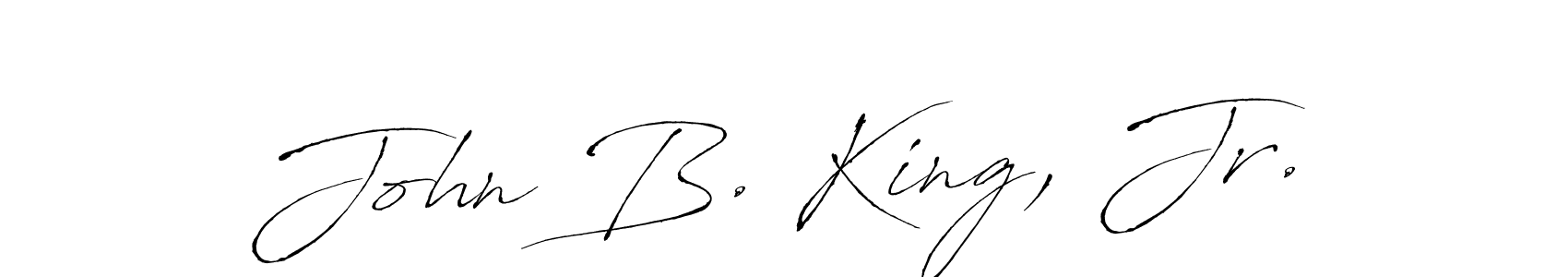 Design your own signature with our free online signature maker. With this signature software, you can create a handwritten (Antro_Vectra) signature for name John B. King, Jr.. John B. King, Jr. signature style 6 images and pictures png