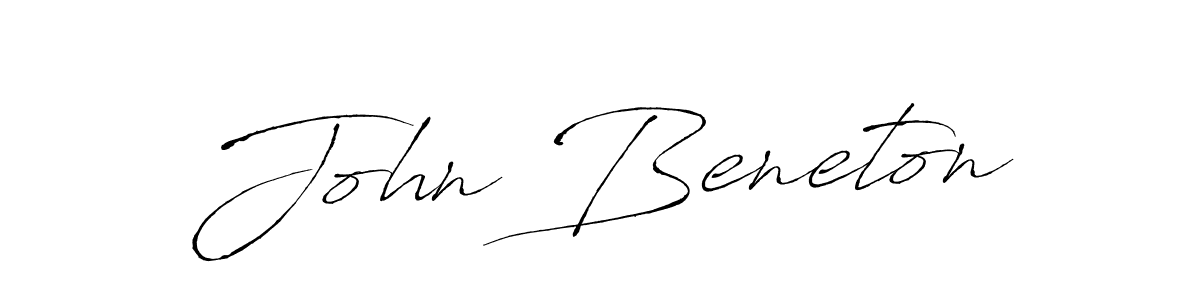 Antro_Vectra is a professional signature style that is perfect for those who want to add a touch of class to their signature. It is also a great choice for those who want to make their signature more unique. Get John Beneton name to fancy signature for free. John Beneton signature style 6 images and pictures png