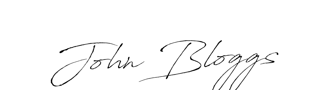 Create a beautiful signature design for name John Bloggs. With this signature (Antro_Vectra) fonts, you can make a handwritten signature for free. John Bloggs signature style 6 images and pictures png