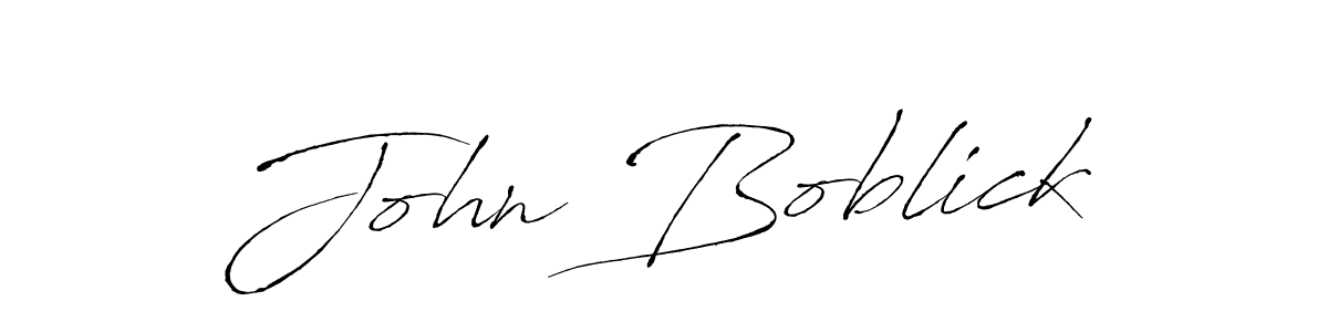 Also we have John Boblick name is the best signature style. Create professional handwritten signature collection using Antro_Vectra autograph style. John Boblick signature style 6 images and pictures png