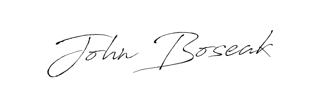 How to make John Boseak signature? Antro_Vectra is a professional autograph style. Create handwritten signature for John Boseak name. John Boseak signature style 6 images and pictures png