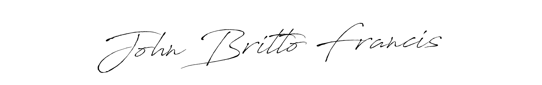 Similarly Antro_Vectra is the best handwritten signature design. Signature creator online .You can use it as an online autograph creator for name John Britto Francis. John Britto Francis signature style 6 images and pictures png