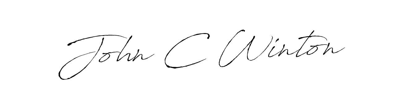 How to make John C Winton signature? Antro_Vectra is a professional autograph style. Create handwritten signature for John C Winton name. John C Winton signature style 6 images and pictures png
