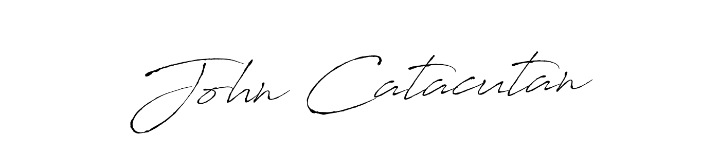 Also we have John Catacutan name is the best signature style. Create professional handwritten signature collection using Antro_Vectra autograph style. John Catacutan signature style 6 images and pictures png